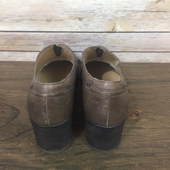 Naturalizer Booties Chunky Heel Taupe Gray 8.5 - Picture 3 of 7